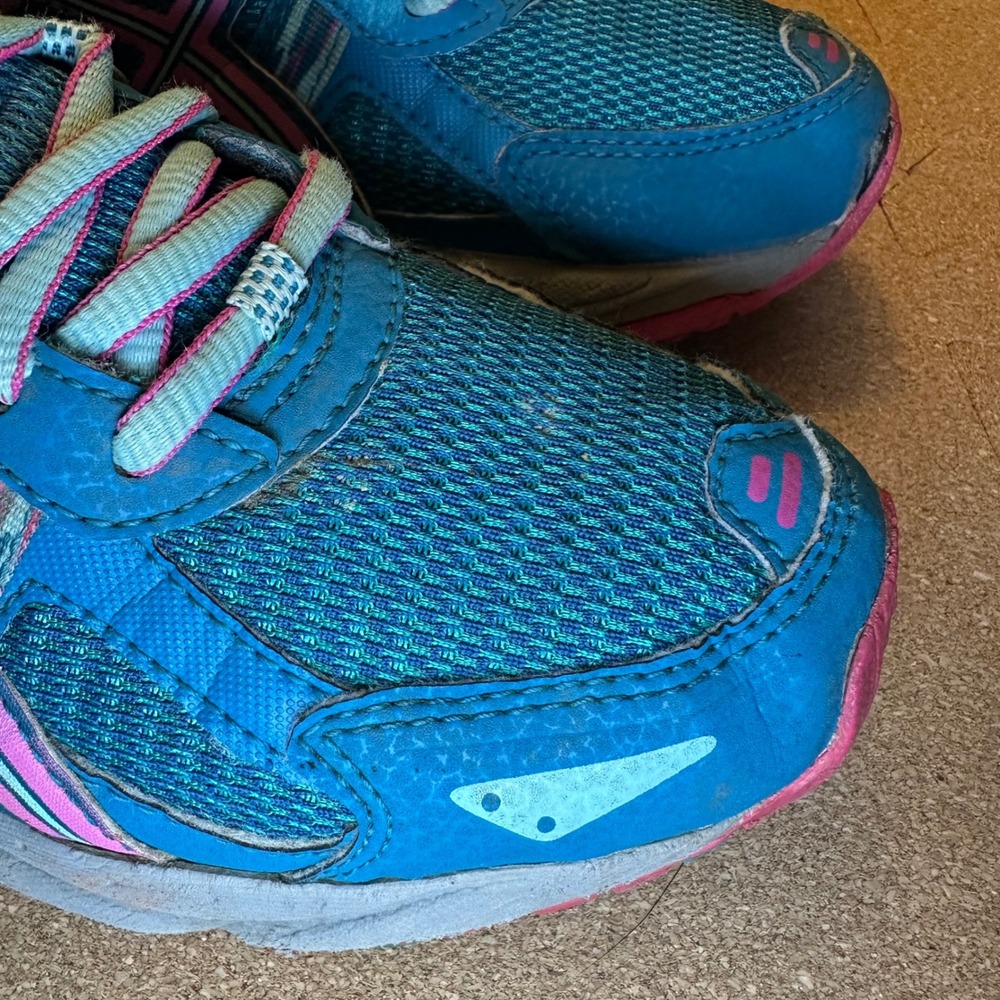 Asics Gel-Venture 5 Sneakers Womens 8.5 Blue Pink T5N8N Trail Running Shoes - Picture 8 of 11